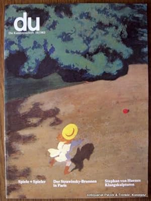 Themenheft (Nr. 512) der Zeitschrift DU. Zürich, Conzett + Huber, Oktober 1983. 4to. Mit zahlreic...