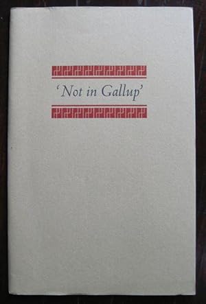 'Not in Gallup': [preface to Charles A. Claye, The Merry Masque of Our Lady in London Town, 1928,...