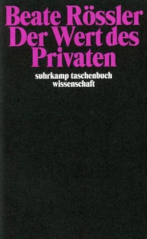 Bild des Verkufers fr Der Wert des Privaten zum Verkauf von Rheinberg-Buch Andreas Meier eK