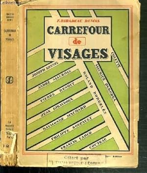 Bild des Verkufers fr CARREFOUR DE VISAGES zum Verkauf von Le-Livre