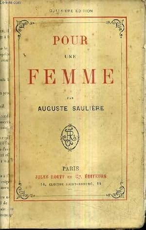 Bild des Verkufers fr POUR UNE FEMME. zum Verkauf von Le-Livre