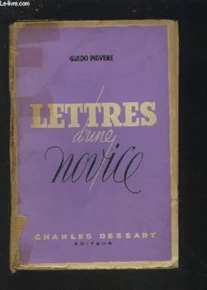 Bild des Verkufers fr LETTRES D'UNE NOVICE. zum Verkauf von Le-Livre