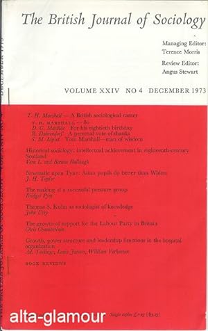 Seller image for HISTORICAL SOCIOLOGY: INTELLECTUAL ACHIEVEMENT IN EIGHTEENTH-CENTURY SCOTLAND; Reprint from The British Journal of Sociology Vol. XXIV, No. 4, December 1973 for sale by Alta-Glamour Inc.