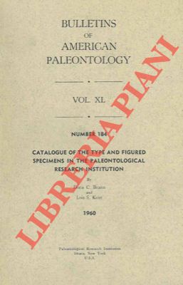 Imagen del vendedor de Catalogue of the type and figured specimens in the Paleontological Research Institution. a la venta por Libreria Piani