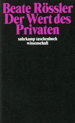 Bild des Verkufers fr Der Wert des Privaten zum Verkauf von BuchWeltWeit Ludwig Meier e.K.