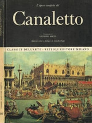 Seller image for L'opera completa del Canaletto. for sale by FIRENZELIBRI SRL