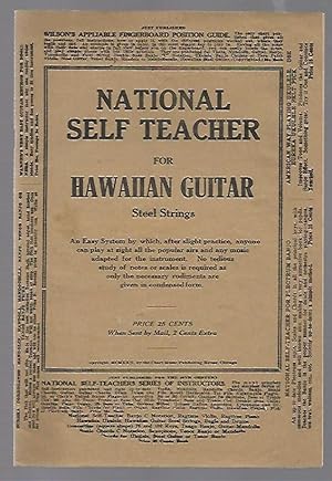 Seller image for National Self Teacher for Hawaiian Guitar Steel Strings for sale by K. L. Givens Books