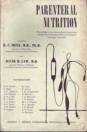 Parenteral Nutrition: Proceedings of an International Symposium Vanderbilt University School of M...