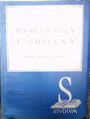 Image du vendeur pour Poesa espaola y chilena. Anlisis e interpretacin de textos mis en vente par Librera Monte Sarmiento