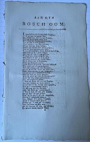 Poem 1790 | Aan mijn Bosch oom. z.p., z.j. 8º: 4 p.