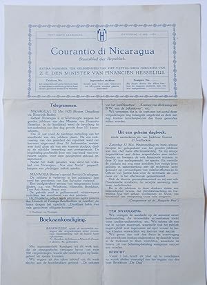 Courantio di Nicaragua. Extra nummer ter gelegenheid van het 50-jarig jubileum van Z.E. den minis...