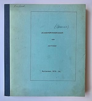 [Printed publication, Ameland 1978] Jan Visser 'Jeugdherinneringen', Rotterdam 1978, 147 pag., ge...