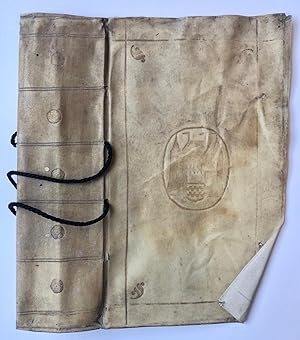 [Parchment prize binding, prijsband, Gorinchem, Zuid-Holland, early 18th century] Perkamenten ban...