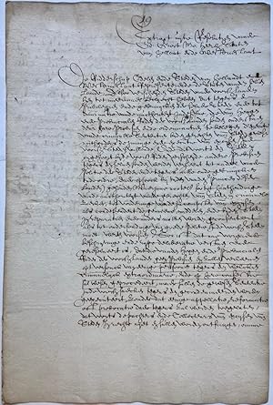 STRAFRECHT--- Extract uit de resolutien van de Staten van Holland, d.d. 10 of 11-9-1591. Manuscri...