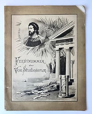 [Student magazine, Utrecht, 1891] Feestnummer der Vox Stidiosorum, studenten weekblad t.g.v. het ...