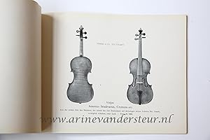 [Antique violins, Violen, antieke] -- Catalogus Alte geigen van fa. Hamma & Co. te Stuttgart. Ged...