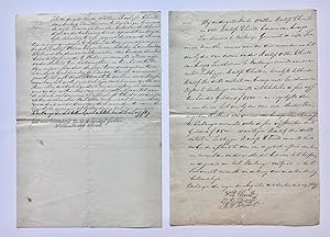 [Manuscript 1850] Onderhandse regeling van de erfenis van Roelof Otten Eleveld, landbouwer te Koe...