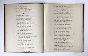 [Poetry, Indie, Indonesia, ca 1850] Beautiful notebook with handwritten poetry by Henri van Thiel...