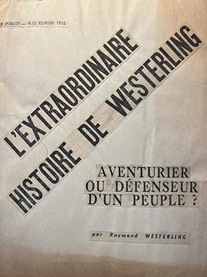 [Newspaper articles, 1952, Figaro] Various newspaper articles 'L'extraordinaire histoire de Weste...