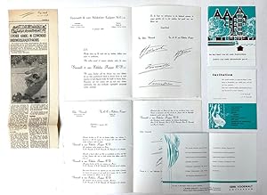 [Advertisement brochures, ca 1906] 5 items (brochures etc) of company Voorwalt & Van Nikkelen Kui...