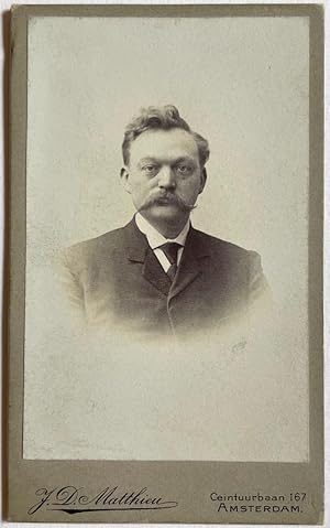 Photography 1912 | Portret, carte-de-visite, of Dutch politician Theodore Matthieu Ketelaar (1864...