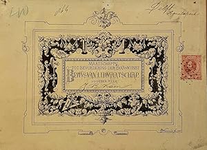 Membership card Architecture 1887 | Diploma lidmaatschap Maatschappij tot Bevordering der Bouwkun...