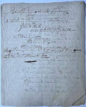 Manuscript 1811 | Huwelijkszang op huwelijk Gerrit Verhoog en Klazina Verijsel, d.d. 2 herfstmaan...