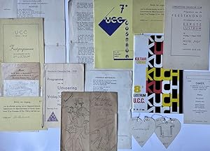 Students Utrecht chemistry 1970 | 22 printed documents regarding 'Utrechtsche Chemische Club' 193...