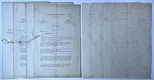 Railway documents, manuscripts, property law | Twee koopacten van gronden t.b.v. de aanleg van de...