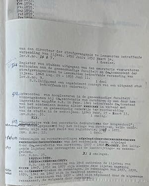 Typed document Groningen University with censorship | Inventaris van de archieven van senaat en c...