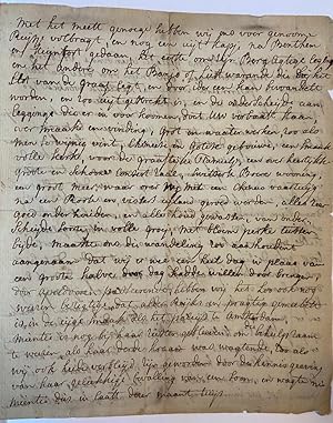 [Manuscript, Bentheim, Steinfort, Van Brauwsburg] Brief van N.N. aan N.N., zonder jaar en zonder ...