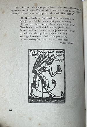 Bild des Verkufers fr [Bookhistory, 1915] Uit 't leven van een leurder, Amsterdam 1915, 68 pp. zum Verkauf von Antiquariaat Arine van der Steur / ILAB