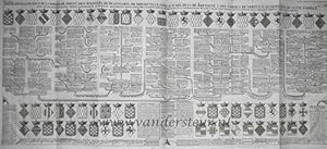 Carte genealogique des comtes de Dreux, des seigneurs de Beaussart et de Morainville, ainsi que l...