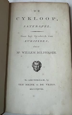 [Literature 1828] De cykloop (cycloop), saterspel. Translated from the Greek of Euripides by Will...