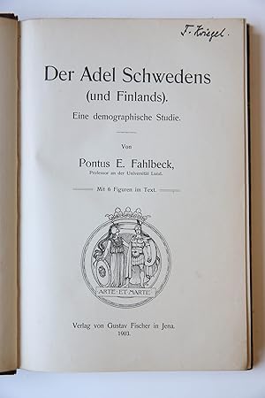 [Heraldry and Geneology Sweden, Scandinavia] Der Adel Schwedens (und Finlands). Eine demographisc...