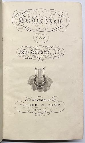 Literature 1823 | Gedichten. Amsterdam, Visser & Comp., 1823, 10, 172 pp.