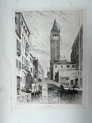 Travel 1876 | Amsterdam et Venise (Amsterdam en Venetië). Ouvrage enrichi de 7 eaux-fortes, par M...