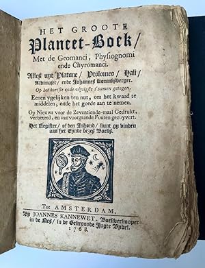Astrology, Illustrated, 1768 | Het groote planeet-boek, met de geomanci, physiognomi ende chyroma...