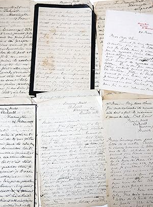 [Music, Manuscript] 24 handwritten amorously and private letters from Lina Rylands (send from Mas...