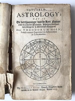 [Astrology] Natuerlycke astrology; dat is De verthooninge, van de aert, natuer, ende kracht der p...