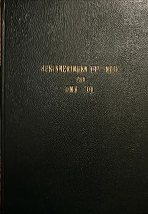 Herinneringen uit Indië. [Velp 1950], 62 p., geb., geïll.