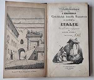 [Travel book Italy, Rome, 1826] Aanteekeningen van C. Kruseman betrekkelyk deszelfs kunstreis en ...