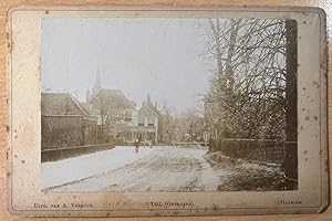 [Photography, Overveen] Two old photo's of Tol, tolhek Overveen and sandpit, zanderij, uitg. van ...