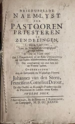 Theophilus van Vreede [= Joh. Trees], Driedubbelde naemlijst der pastooren, priesteren en zendeli...