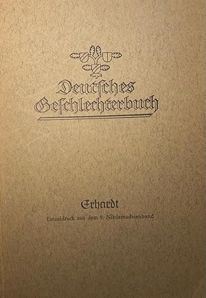 Stammfolge Erhardt. Overdruk uit Niedersächsisches Geschlechterbuch (1966), 60 p., geïll. (met co...