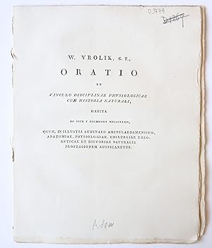 Oratio de vinculo disciplinae physiologicae [.] 1832.