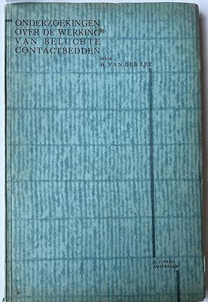 Dissertation 1930 I Onderzoekingen over de werking van beluchte contactbedden Amsterdam Paris 1930.