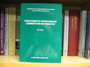 Bild des Verkufers fr Functiones Et Approximatio Commentarii Mathematici 43.2 (2010 zum Verkauf von PsychoBabel & Skoob Books