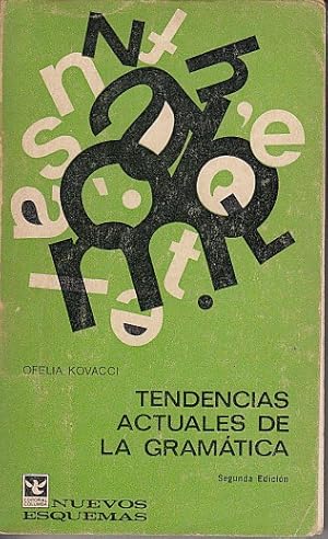 Immagine del venditore per TENDENCIAS ACTUALES DE LA GRAMTICA venduto da Librera Vobiscum