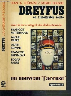 Seller image for DREYFUS OU L'INTOLERABLE VERITE - UN NOUVEAU J'ACCUSE for sale by Le-Livre